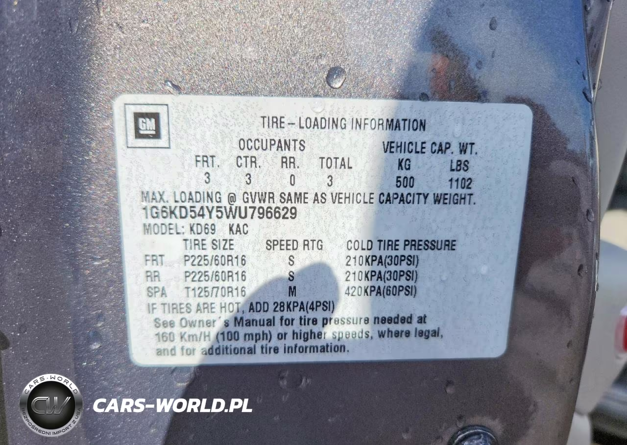 1998 Cadillac Deville VIN:1G6KD54Y5WU796629 - 12