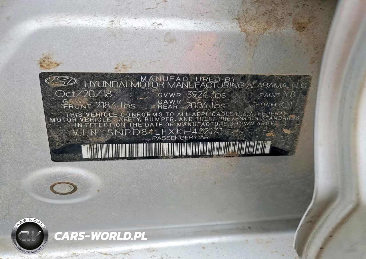 2019 Hyundai Elantra Sel VIN:5NPD84LFXKH422171 - 13