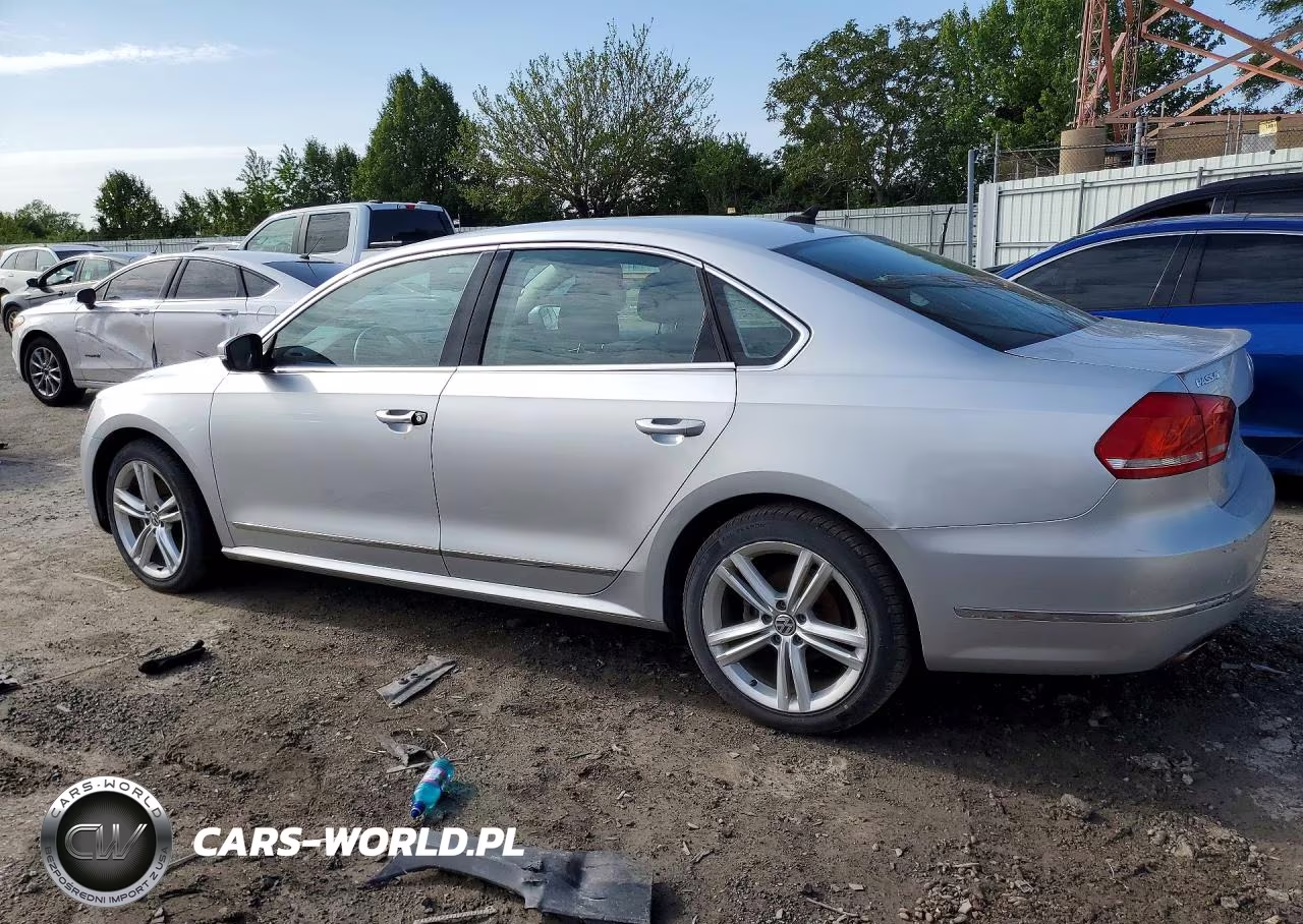 2014 Volkswagen Passat Sel VIN:1VWCT7A33EC043482 - 2