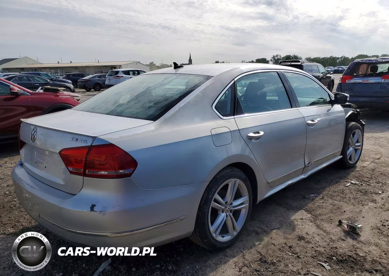 2014 Volkswagen Passat Sel VIN:1VWCT7A33EC043482 - 3