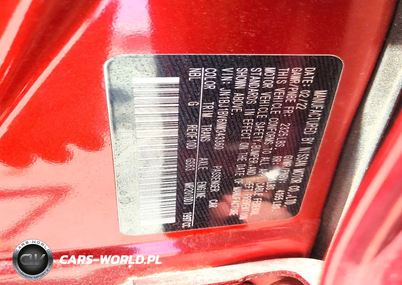 2022 Nissan Rogue Sport Sv VIN:JN1BJ1BV6NW343360 - 13