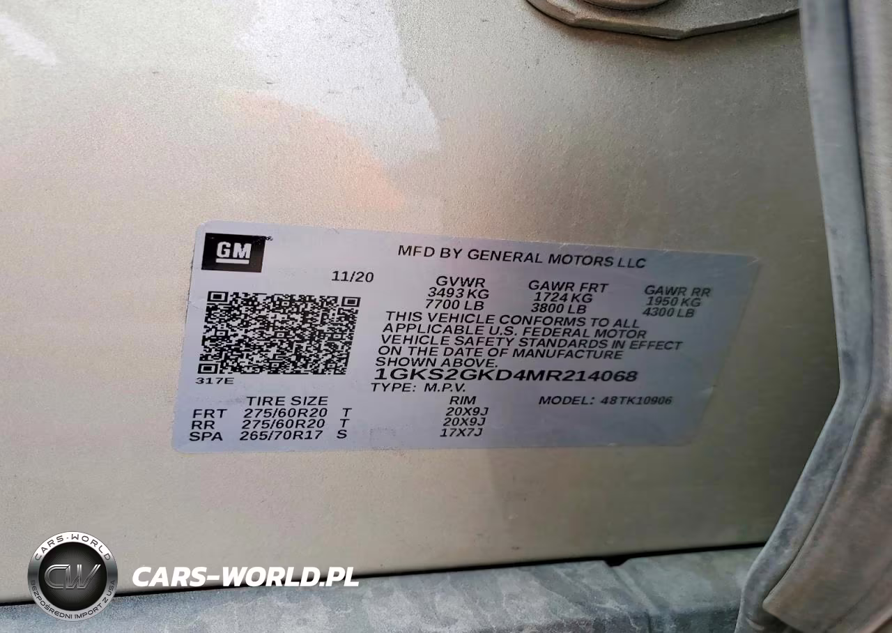2021 GMC Yukon Xl K1500 Slt VIN:1GKS2GKD4MR214068 - 13
