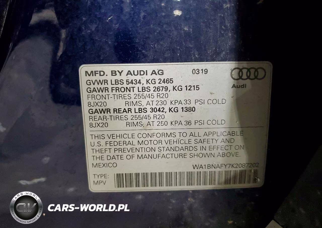 2019 Audi Q5 Premium Plus VIN:WA1BNAFY7K2087202 - 13