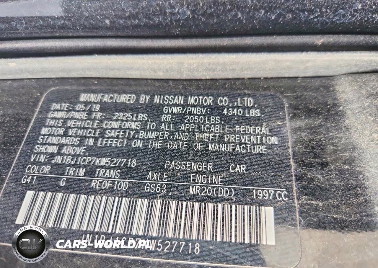 2019 Nissan Rogue Sport S VIN:JN1BJ1CP7KW527718 - 14