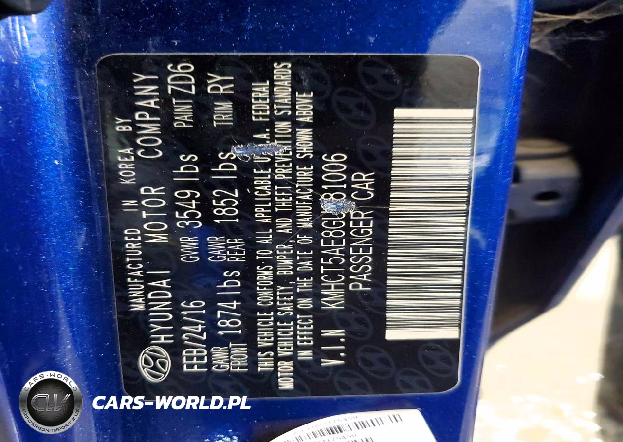 2016 Hyundai Accent Se VIN:KMHCT5AE8GU281006 - 13
