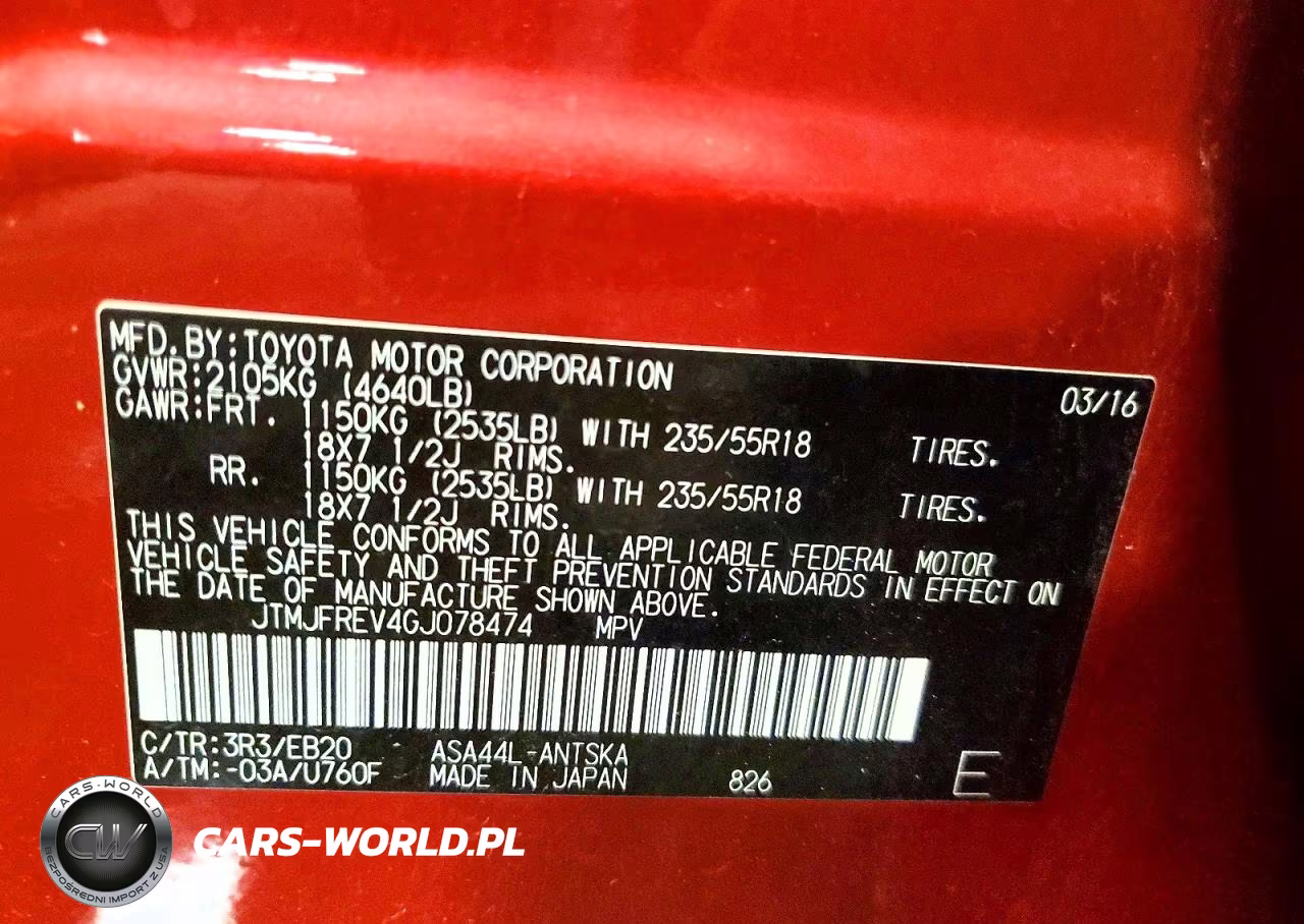2016 Toyota Rav4 Se VIN:JTMJFREV4GJ078474 - 13