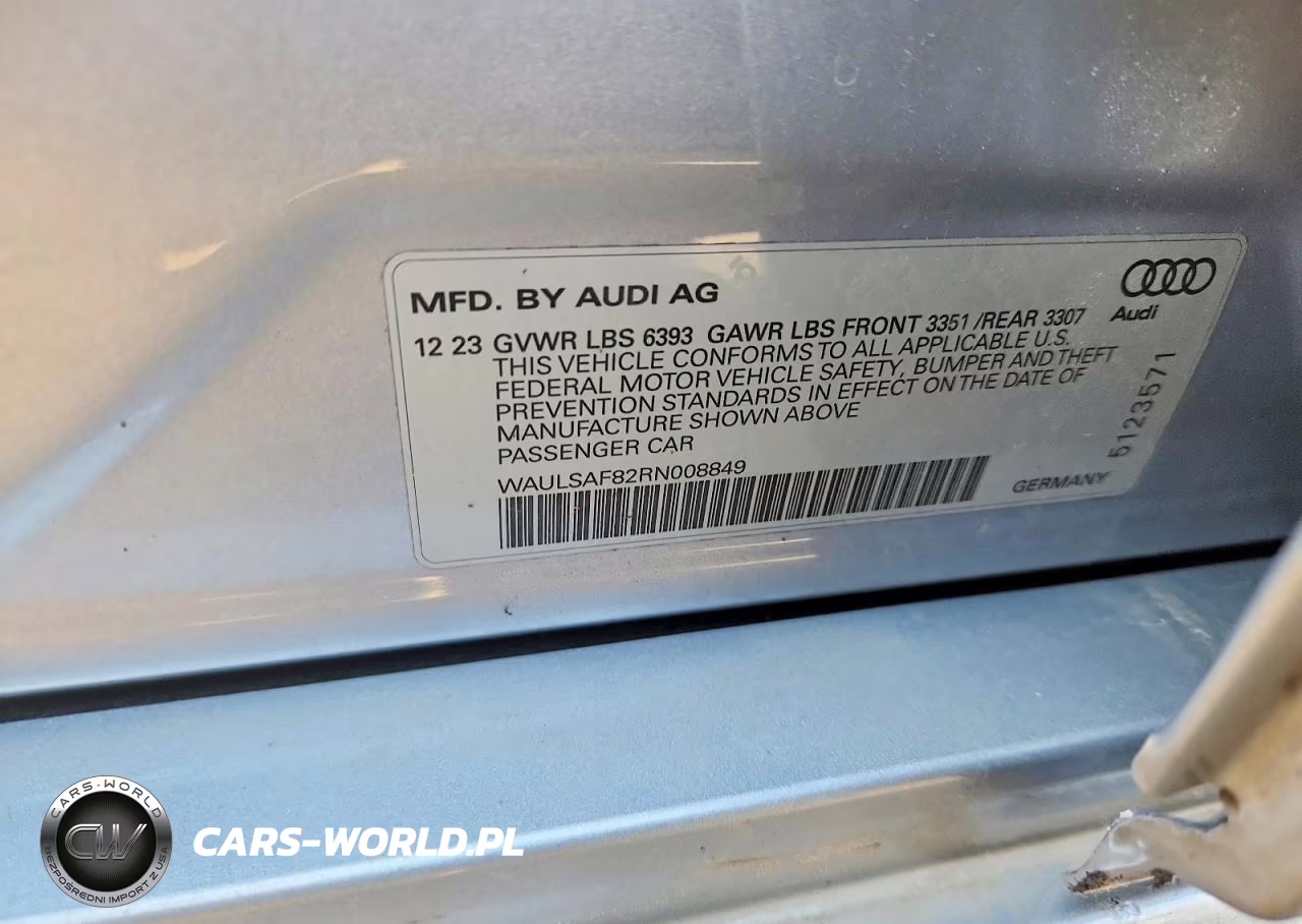 2024 Audi S8 VIN:WAULSAF82RN008849 - 12