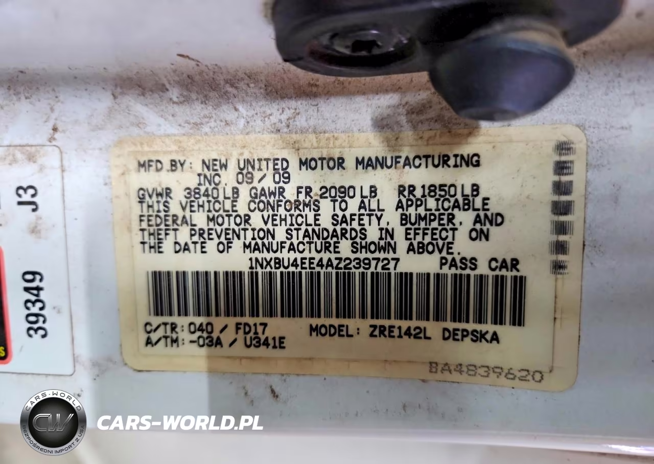 2010 Toyota Corolla S VIN:1NXBU4EE4AZ239727 - 12
