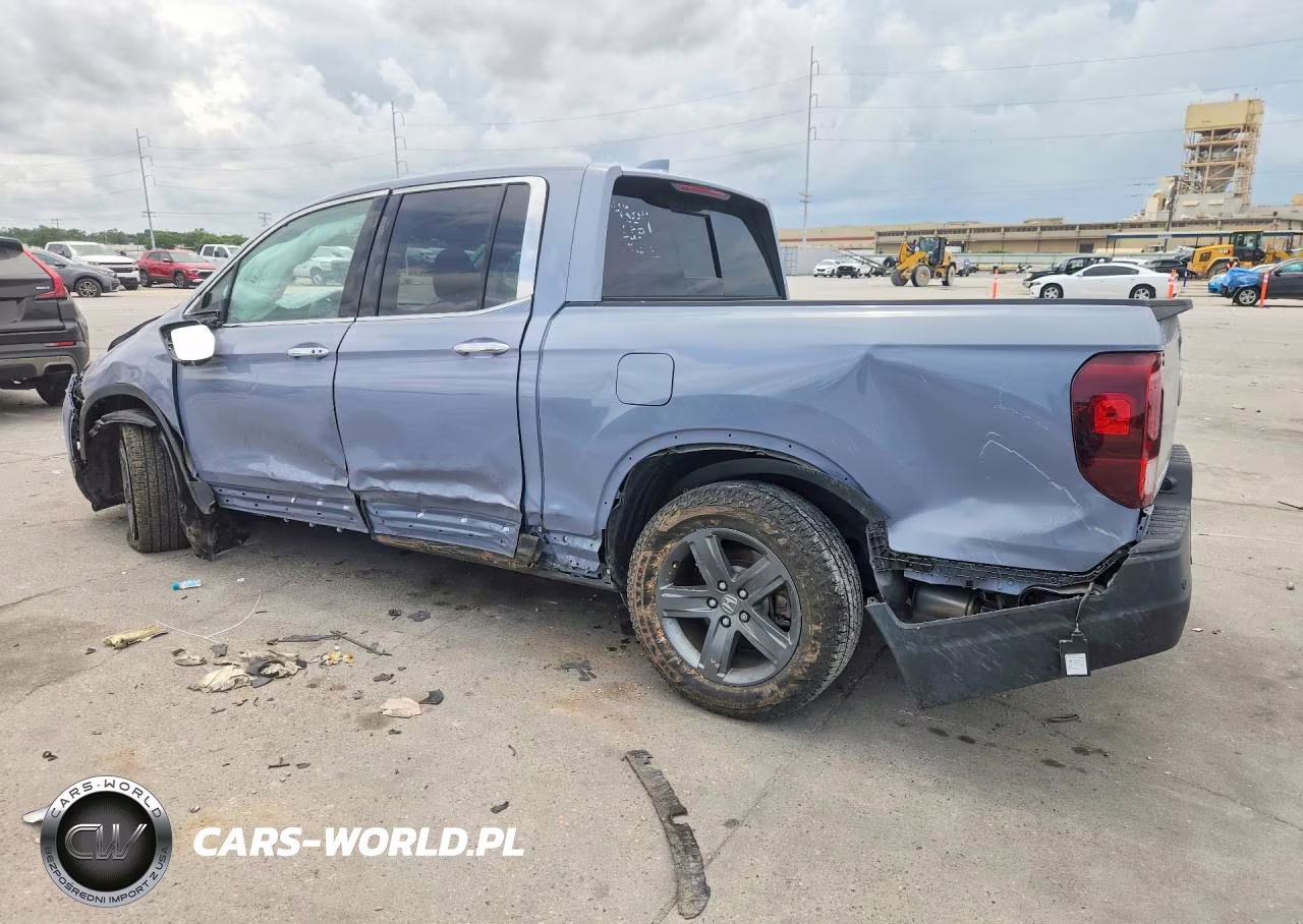 2022 Honda Ridgeline Rtl-E VIN:5FPYK3F79NB038880 - 2