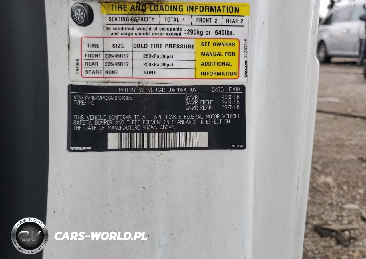 2010 Volvo C70 T5 VIN:YV1672MCXAJ094366 - 12