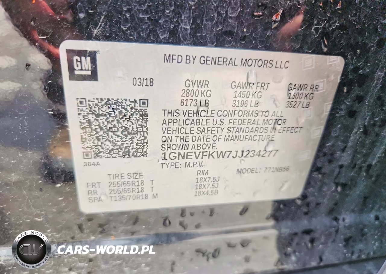 2018 Chevrolet Traverse Ls VIN:1GNEVFKW7JJ234277 - 13