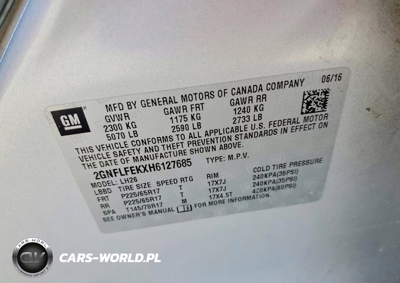 2017 Chevrolet Equinox Lt VIN:2GNFLFEKXH6127685 - 12
