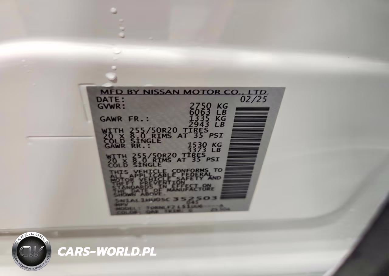 2025 Infiniti Qx60 Autograph VIN:5N1AL1HU0SC352503 - 13