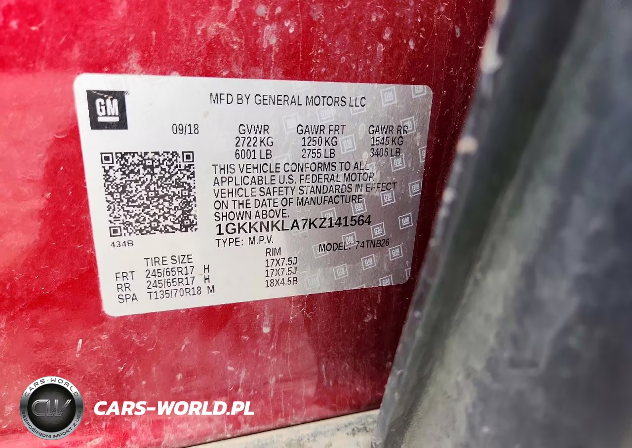 2019 GMC Acadia Sle VIN:1GKKNKLA7KZ141564 - 13