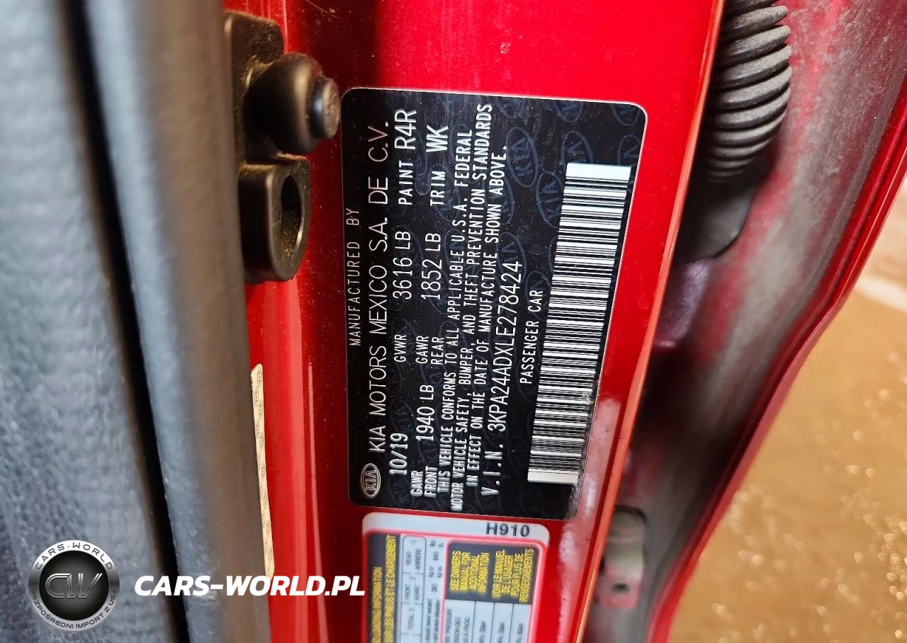 2020 Kia Rio S VIN:3KPA24ADXLE278424 - 12