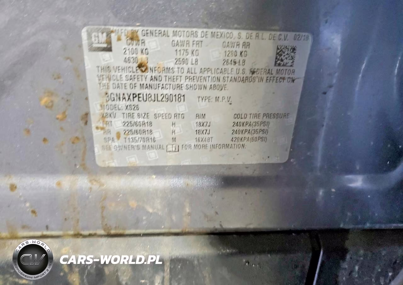 2018 Chevrolet Equinox Premier VIN:3GNAXPEU8JL290181 - 13