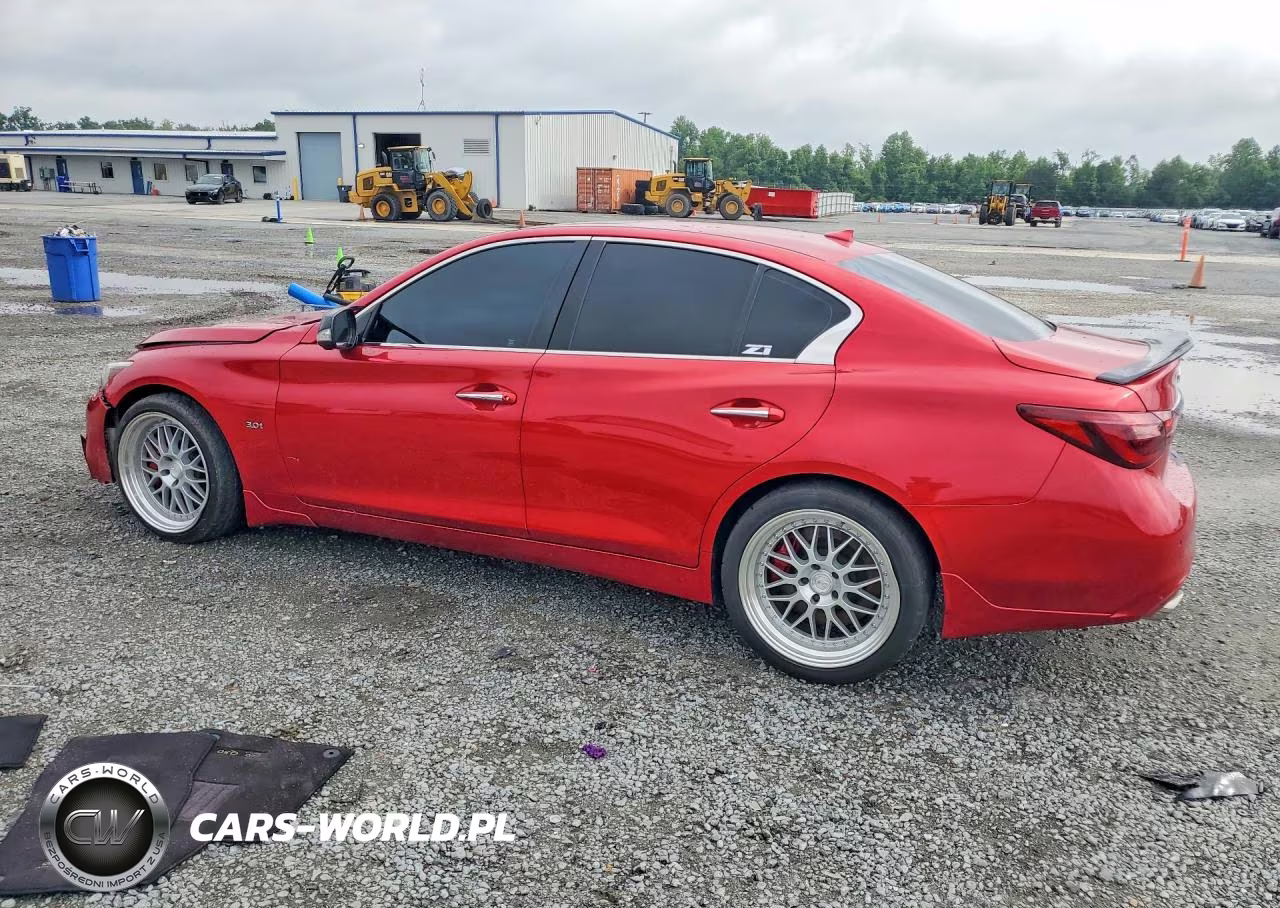 2019 Infiniti Q50 Red Sport 400 VIN:JN1FV7AP0KM760914 - 2