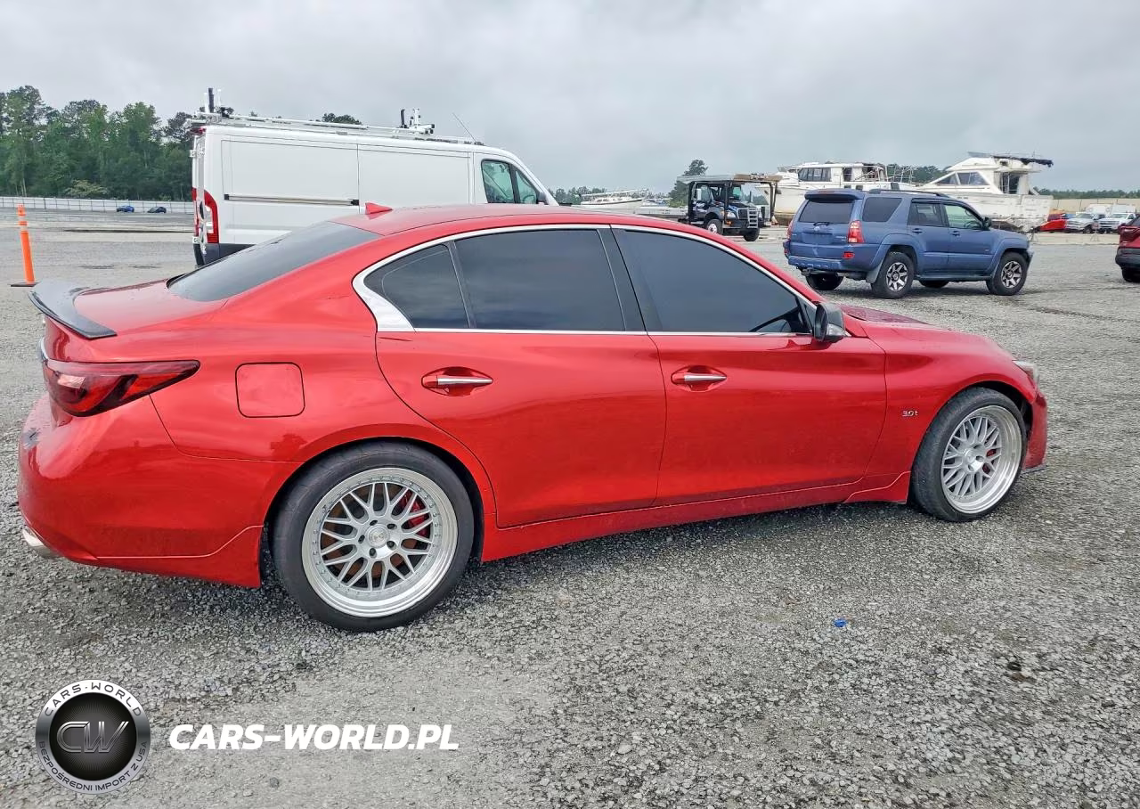 2019 Infiniti Q50 Red Sport 400 VIN:JN1FV7AP0KM760914 - 3