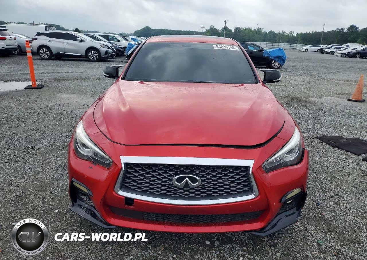 2019 Infiniti Q50 Red Sport 400 VIN:JN1FV7AP0KM760914 - 5