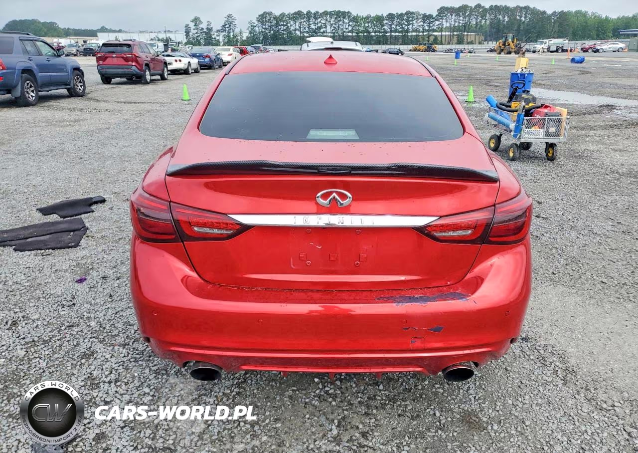 2019 Infiniti Q50 Red Sport 400 VIN:JN1FV7AP0KM760914 - 6