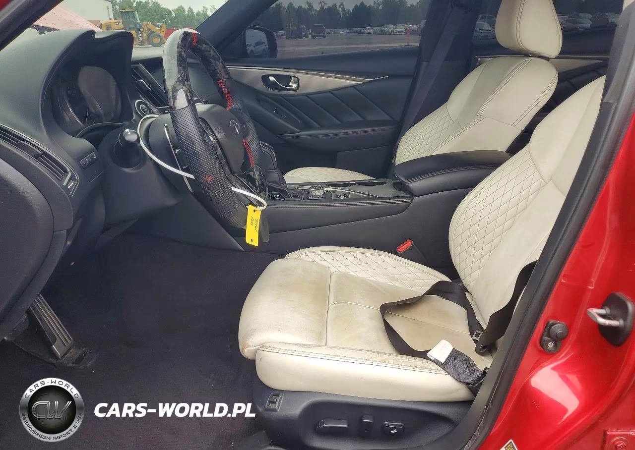 2019 Infiniti Q50 Red Sport 400 VIN:JN1FV7AP0KM760914 - 7