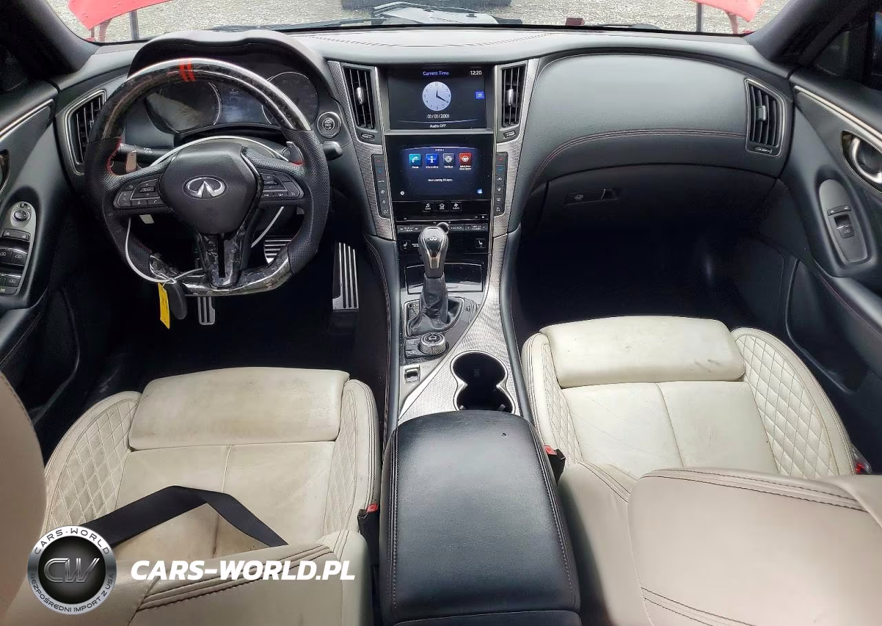 2019 Infiniti Q50 Red Sport 400 VIN:JN1FV7AP0KM760914 - 8