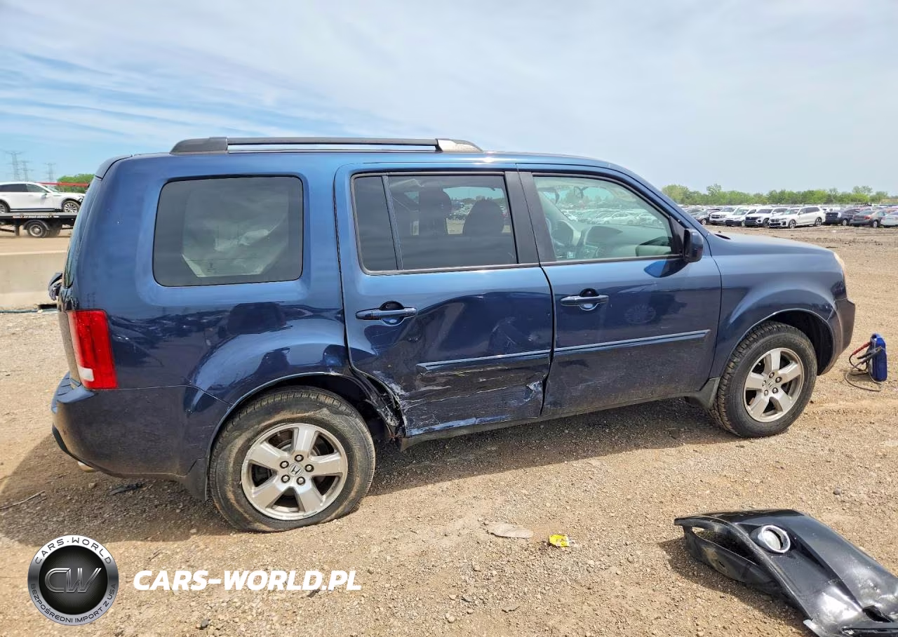 2009 Honda Pilot Ex VIN:5FNYF38419B008729 - 3