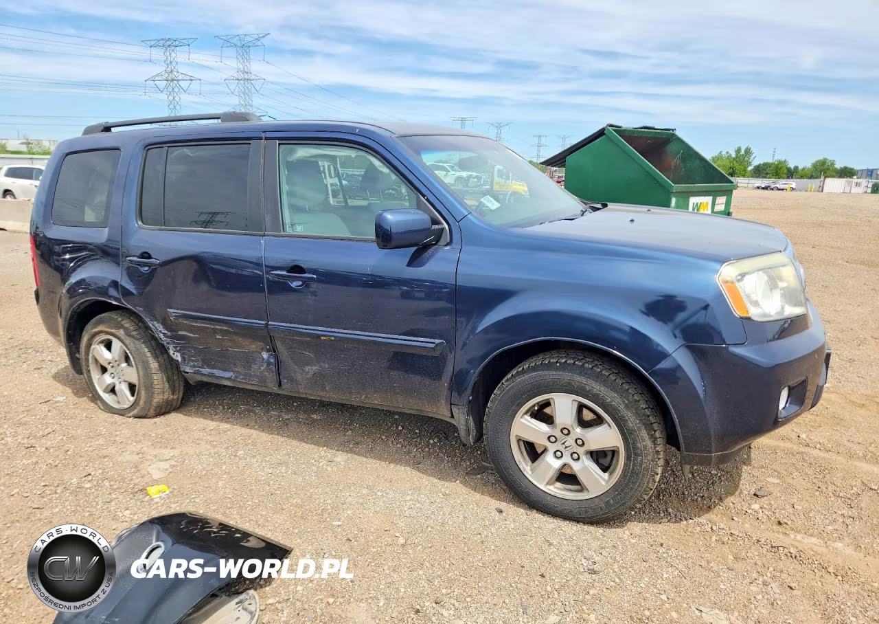 2009 Honda Pilot Ex VIN:5FNYF38419B008729 - 4