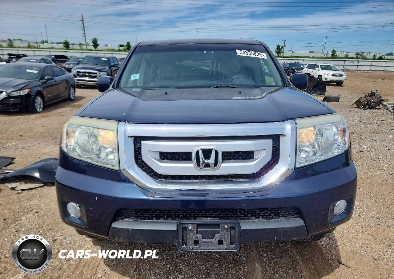 2009 Honda Pilot Ex VIN:5FNYF38419B008729 - 5