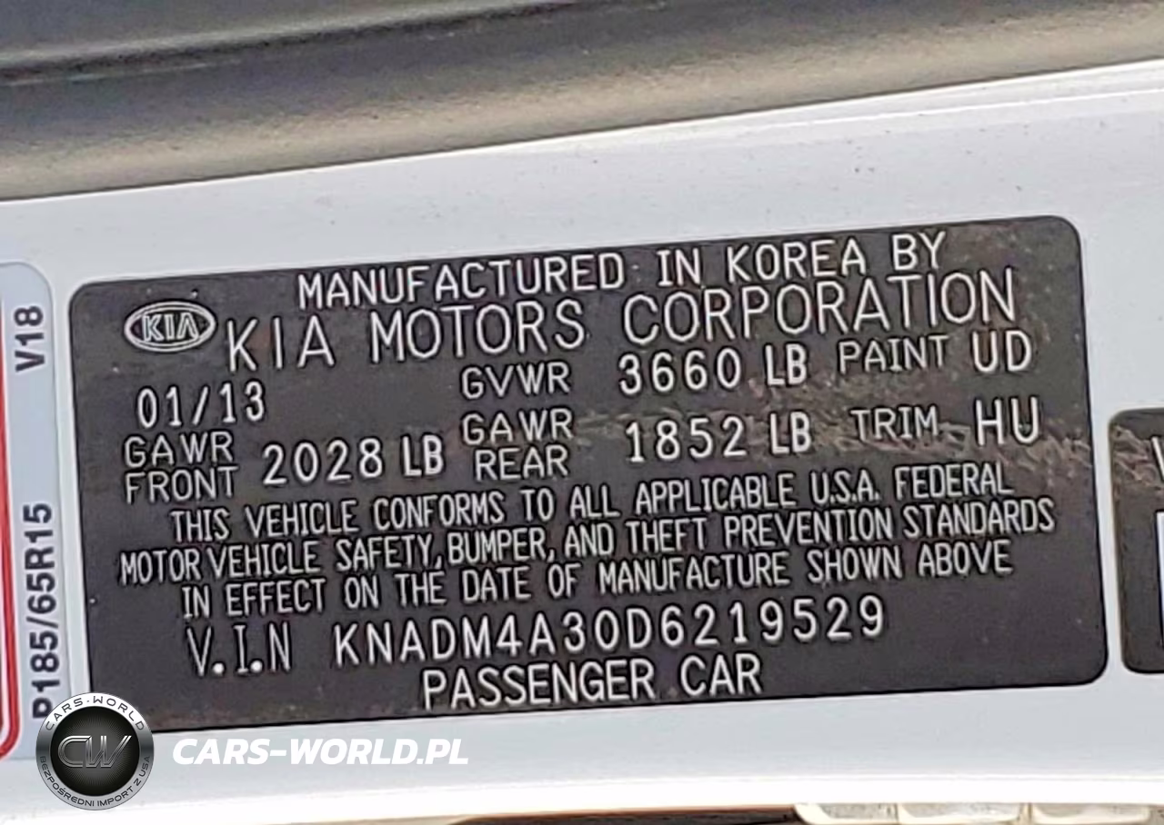 2013 Kia Rio Lx VIN:KNADM4A30D6219529 - 12