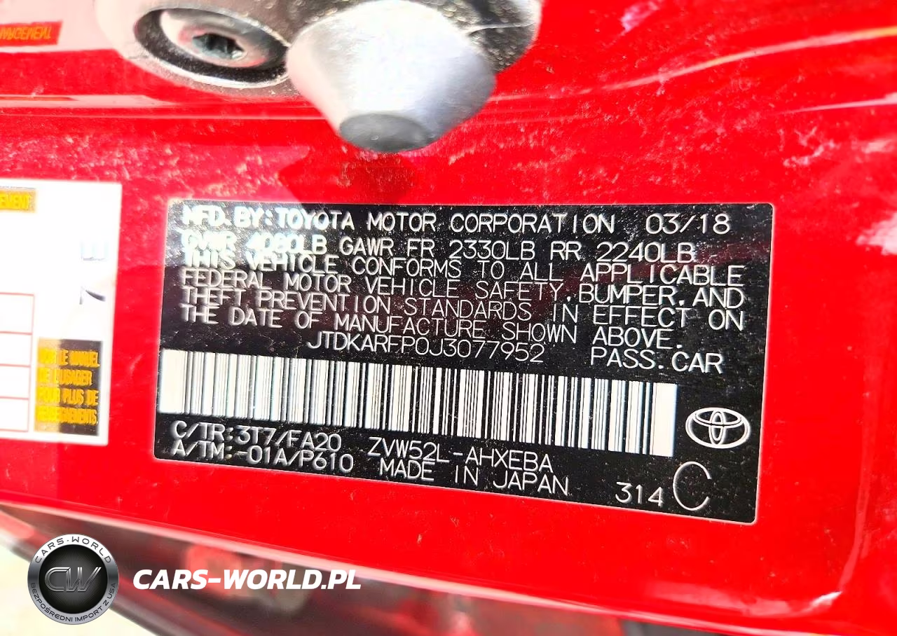 2018 Toyota Prius Prime Plus VIN:JTDKARFP0J3077952 - 13