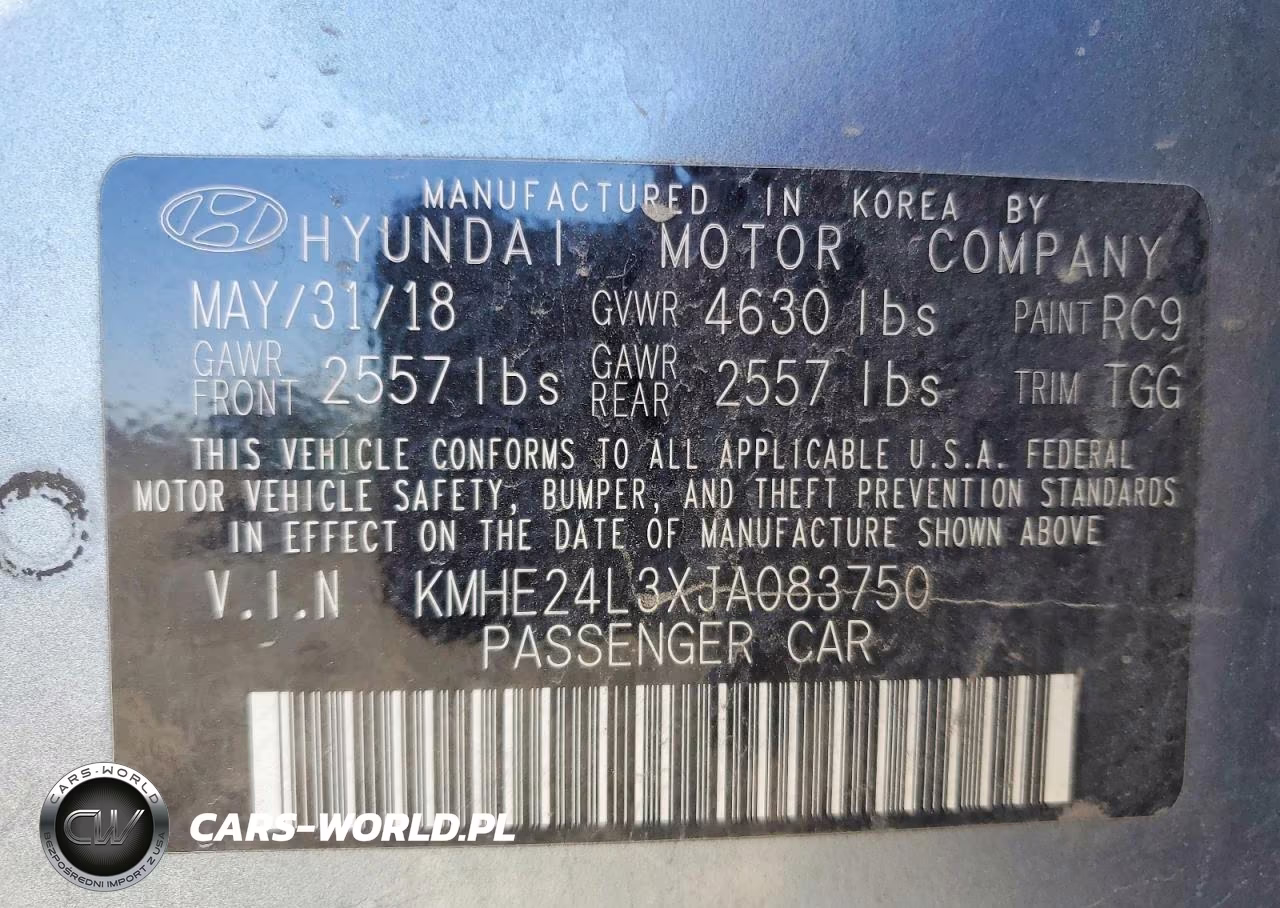 2018 Hyundai Sonata Hybrid Se VIN:KMHE24L3XJA083750 - 12