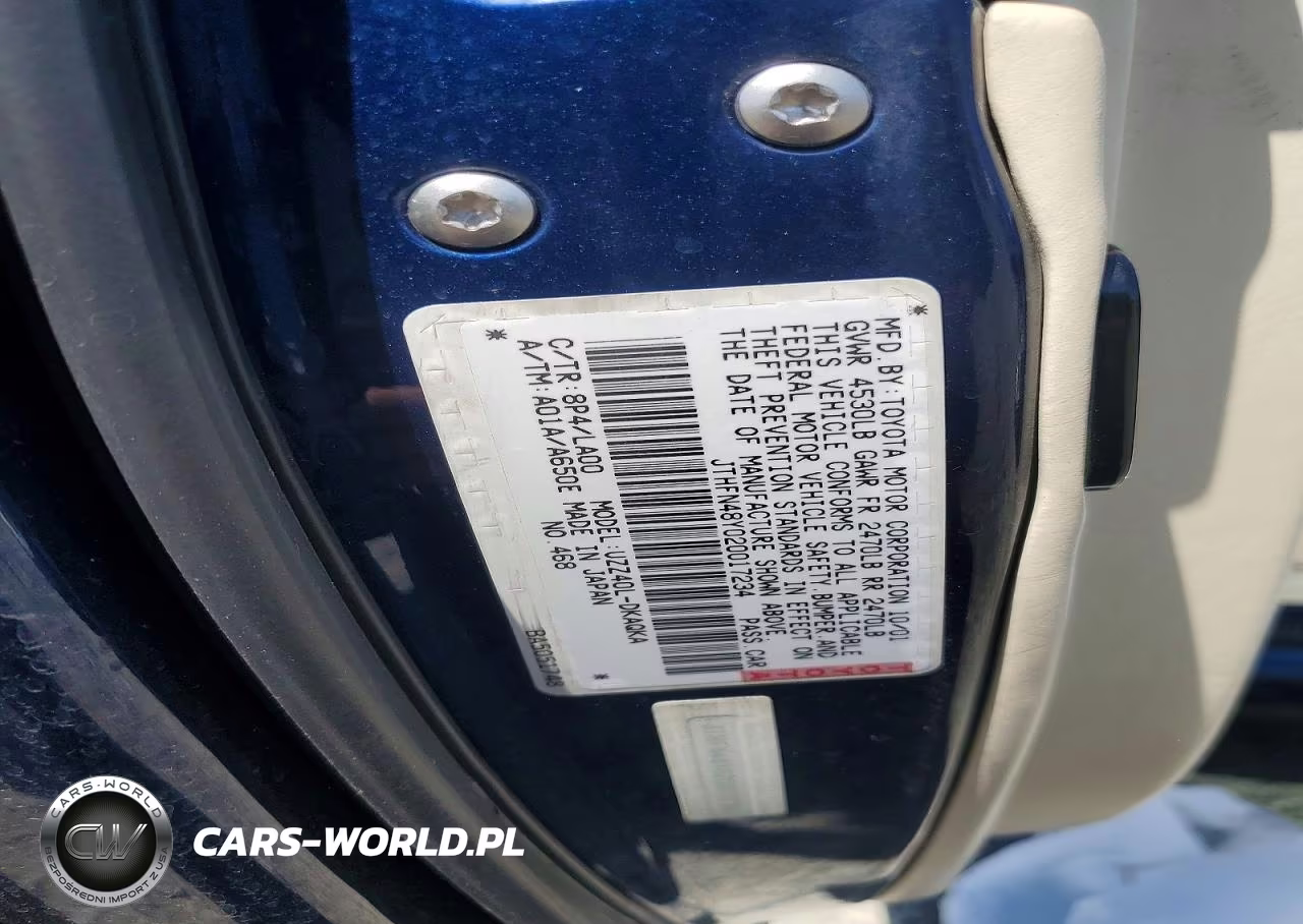 2002 Lexus Sc 430 VIN:JTHFN48Y020017234 - 12