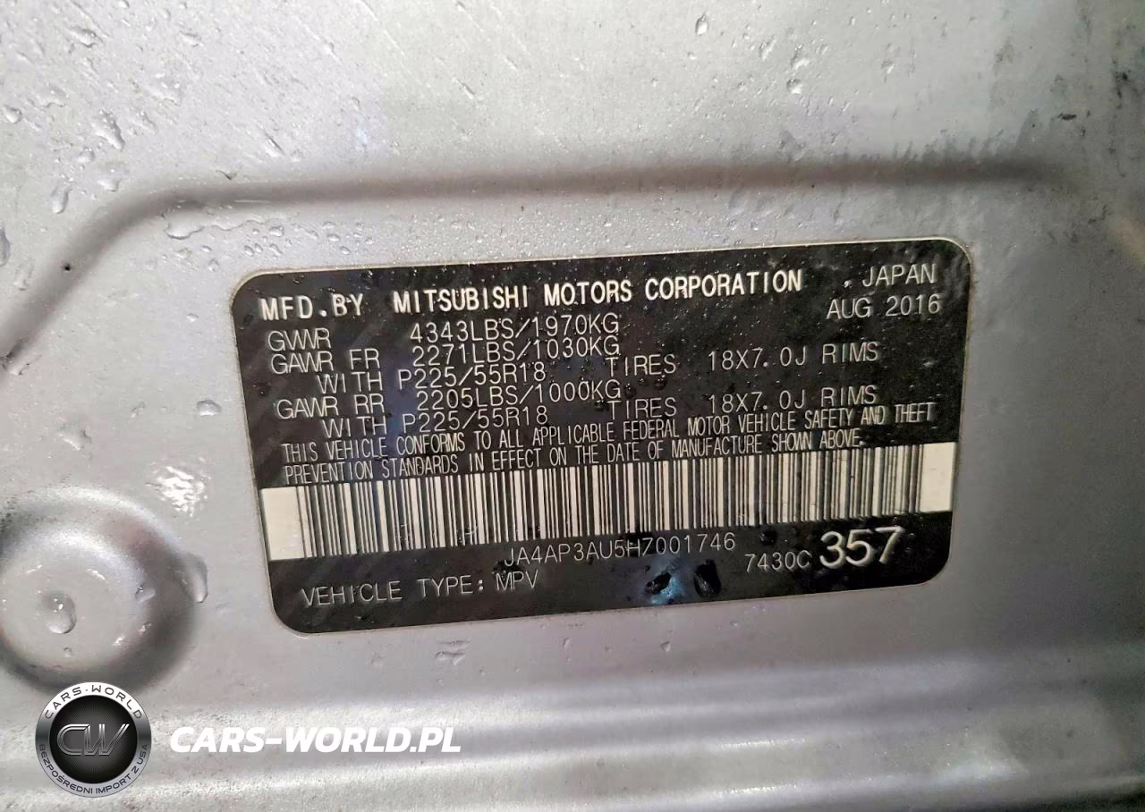 2017 Mitsubishi Outlander Sport Es VIN:JA4AP3AU5HZ001746 - 14