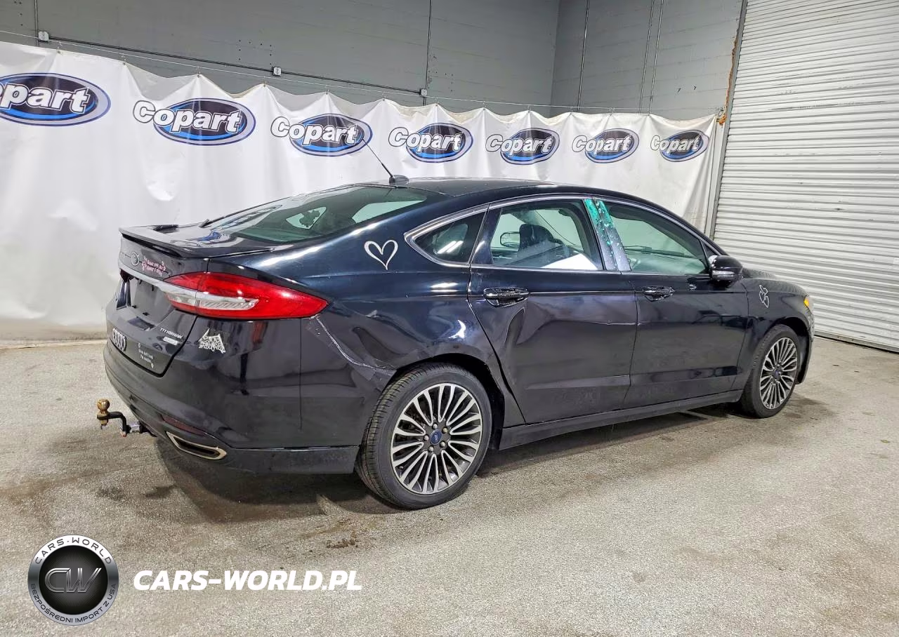 2017 Ford Fusion Titanium VIN:3FA6P0K92HR130526 - 3