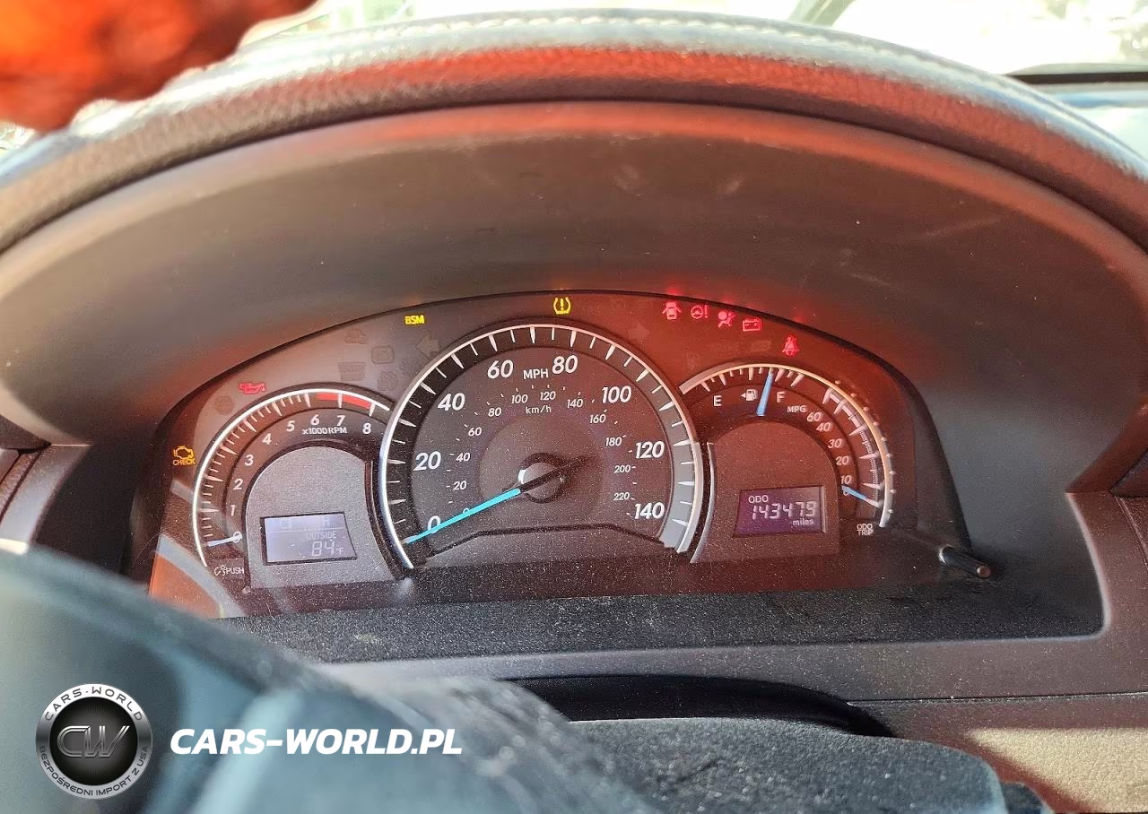 2012 Toyota Camry Xle V6 VIN:4T1BK1FK0CU511542 - 9