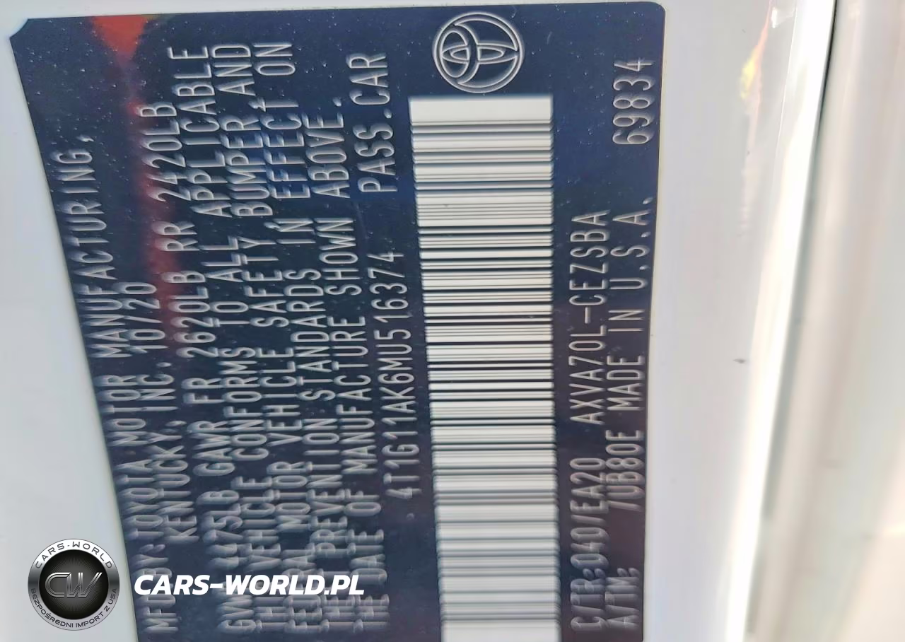 2021 Toyota Camry Se VIN:4T1G11AK6MU516374 - 13