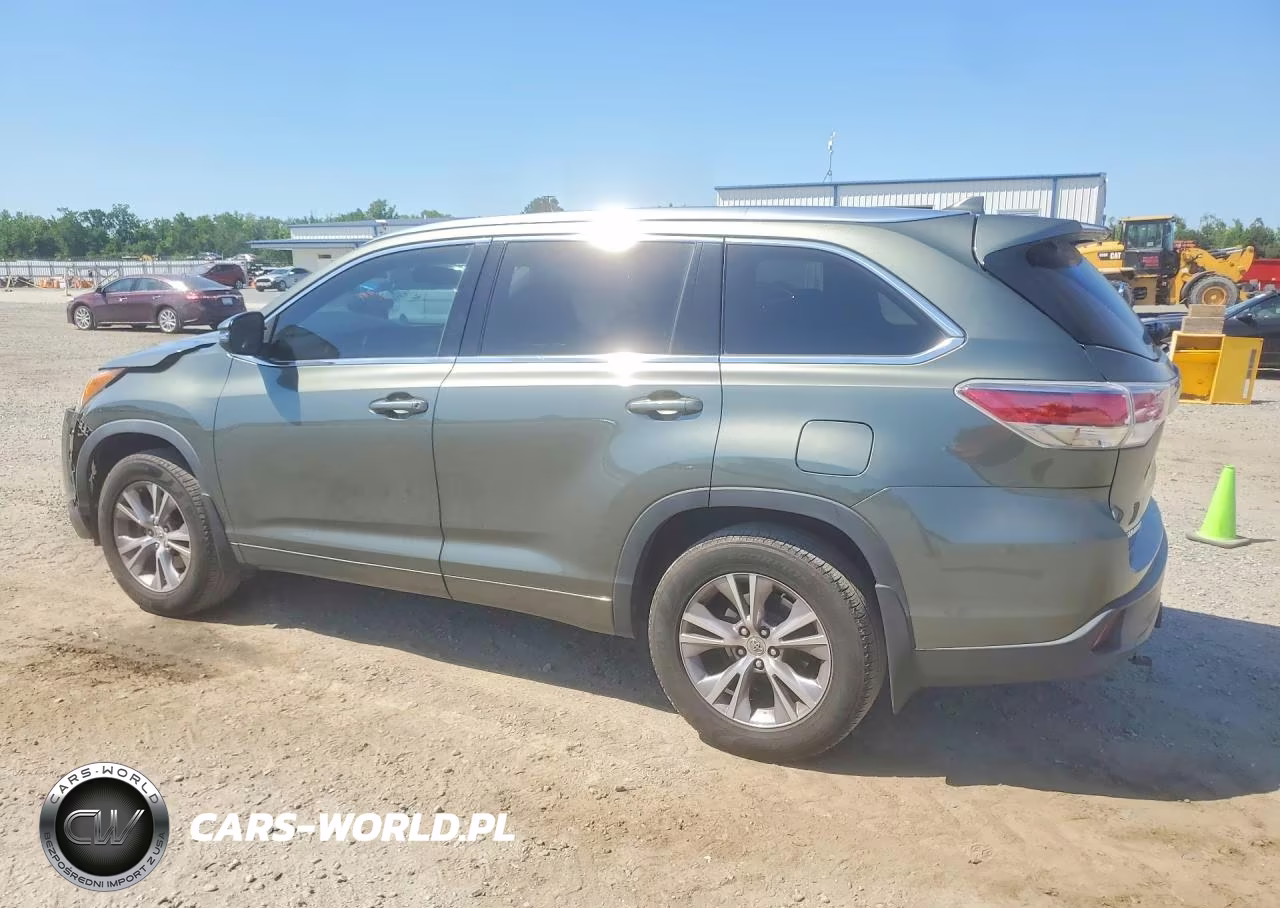 2015 Toyota Highlander Xle VIN:5TDJKRFH5FS111990 - 2