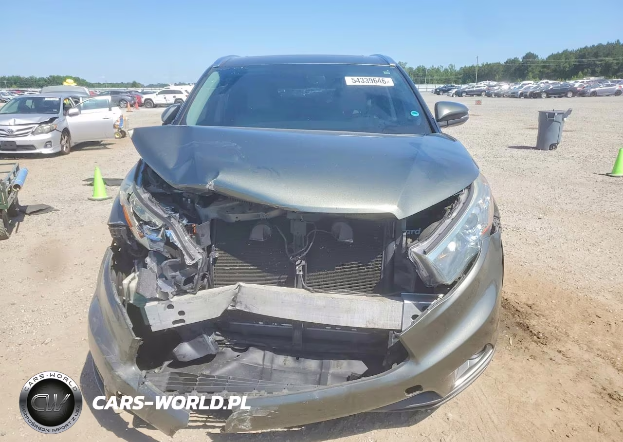 2015 Toyota Highlander Xle VIN:5TDJKRFH5FS111990 - 5