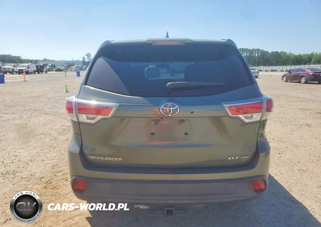 2015 Toyota Highlander Xle VIN:5TDJKRFH5FS111990 - 6