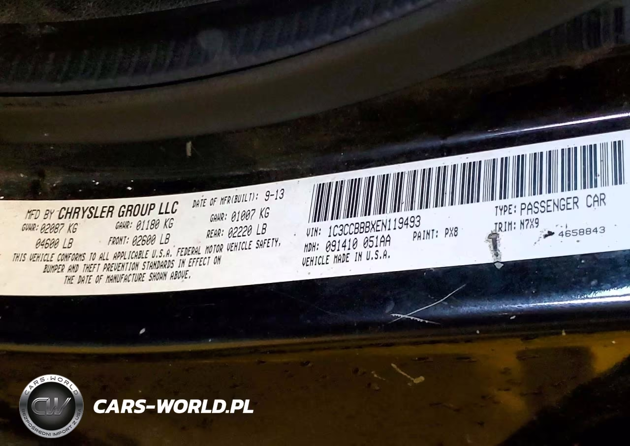 2014 Chrysler 200 Touring VIN:1C3CCBBBXEN119493 - 12