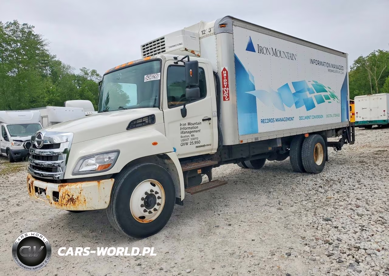 2012 Hino 258-268 Refrigerated Box Truck