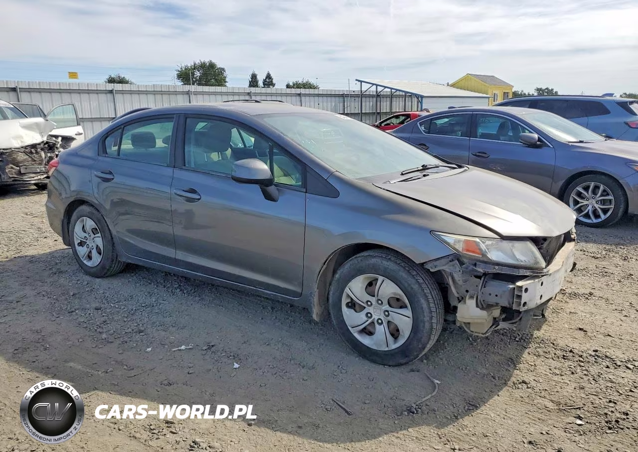 2013 Honda Civic Lx VIN:19XFB2F56DE252643 - 4