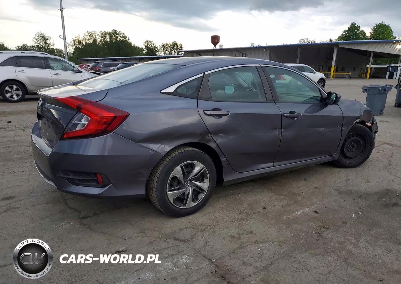 2019 Honda Civic Lx VIN:2HGFC2F60KH502516 - 3