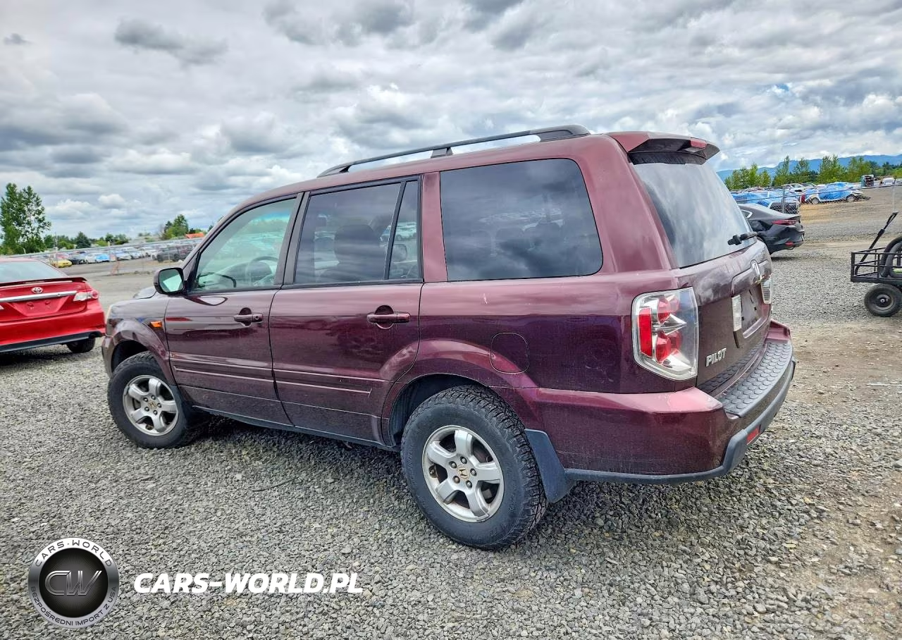 2007 Honda Pilot Exl VIN:2HKYF18557H502894 - 2