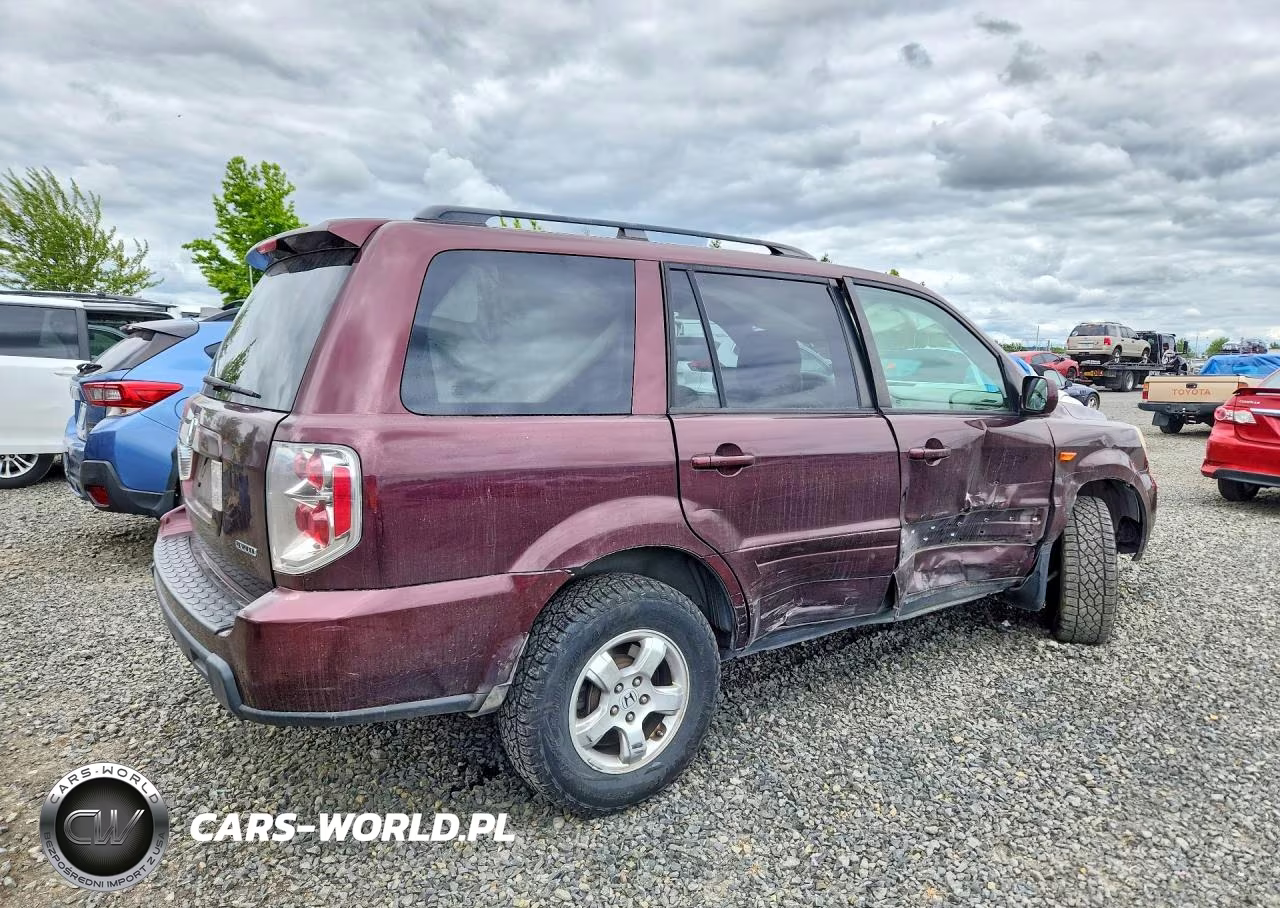 2007 Honda Pilot Exl VIN:2HKYF18557H502894 - 3