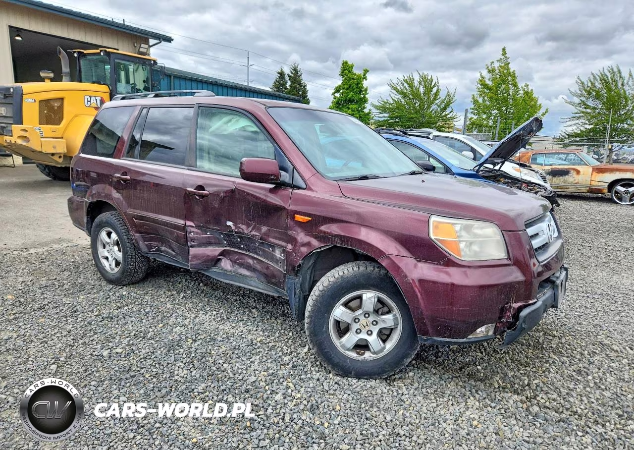 2007 Honda Pilot Exl VIN:2HKYF18557H502894 - 4