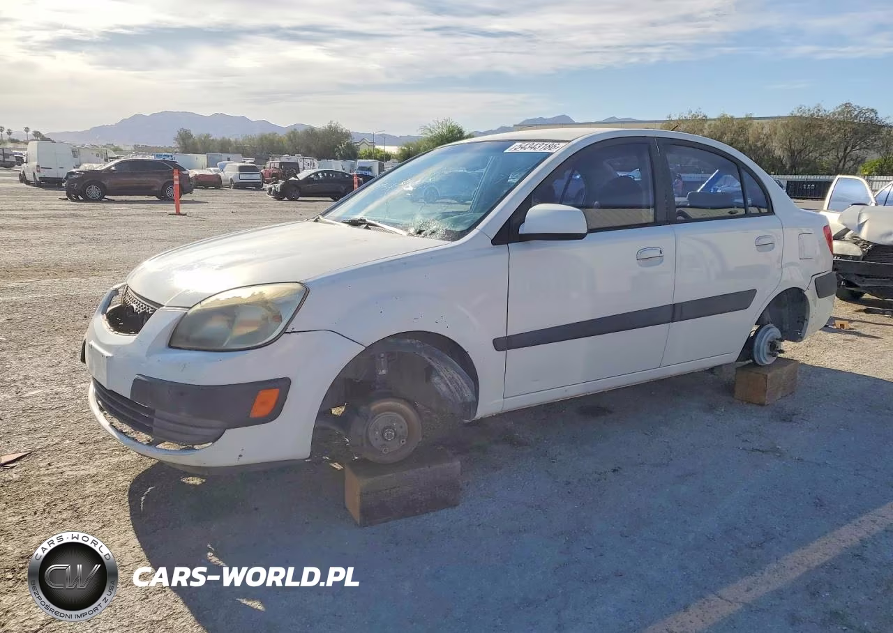 2006 Kia Rio Base VIN:KNADE123766045889 - 1