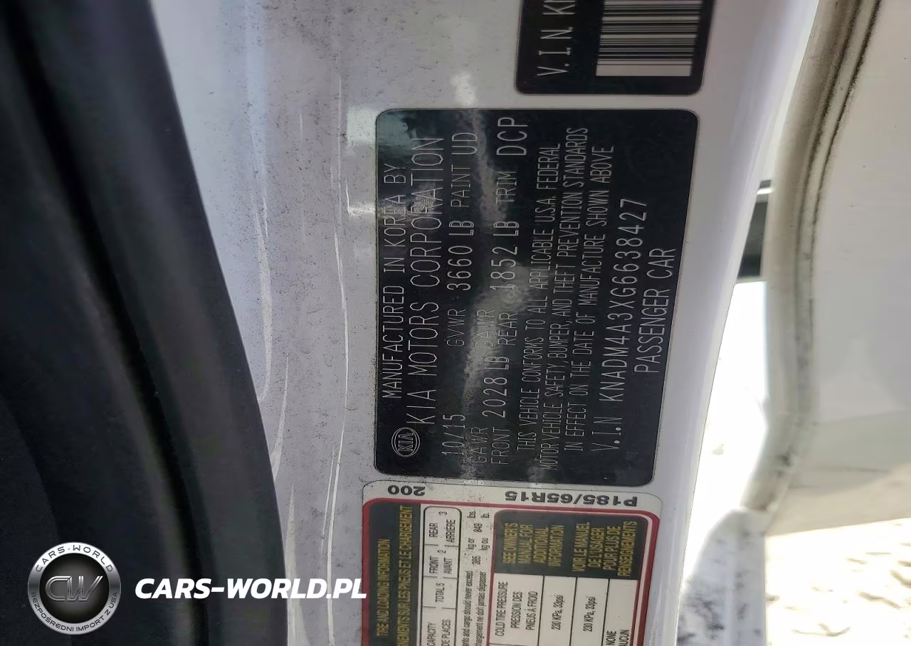 2016 Kia Rio Lx VIN:KNADM4A3XG6638427 - 13