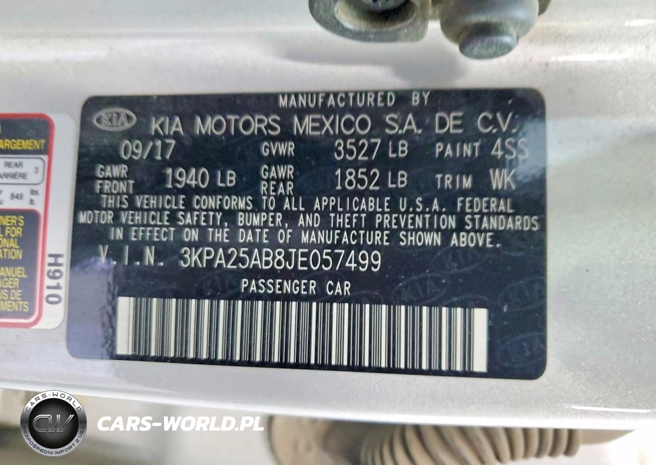 2018 Kia Rio VIN:3KPA25AB8JE057499 - 13